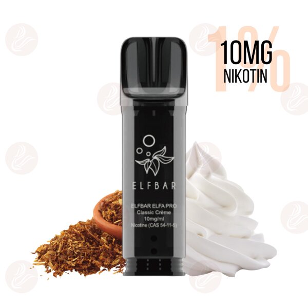 Elfbar - Elfa Pro Pods - Classic Cream 10mg/ml 1%