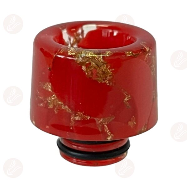 No Name - Drip Tip Epoxy 510 Petite Dorèe rosso-oro