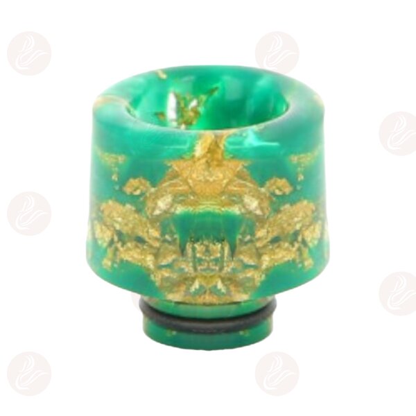 No Name - Drip Tip Epoxy 510 Petite Dorèe green-gold