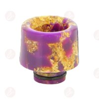 No Name - Drip Tip Epoxy 510 Petite Dorèe purple-gold