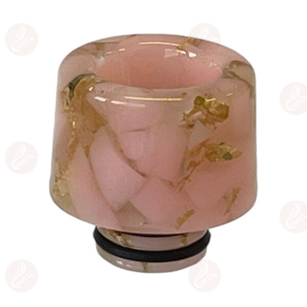 No Name - Drip Tip Epoxy 510 Petite Dorèe rosa-oro