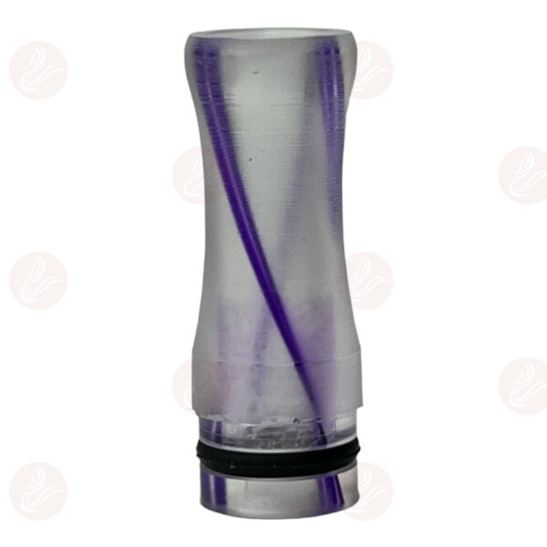 Drip tip - plastic 510 transparent - purple
