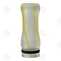 Drip tip - plastic 510 transparent - pink