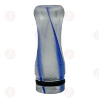 Drip tip - plastic 510 transparent - pink