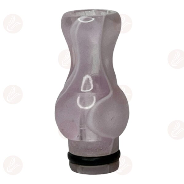 Drip tip - plastic 510 bulbous light pink