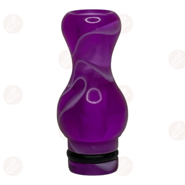Drip Tip - plastique 510 ventru pourpre