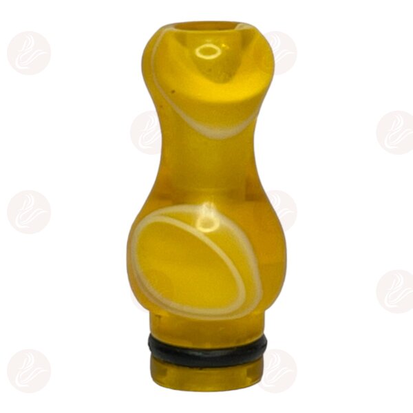 Punta di gocciolamento - plastica 510 a bulbo giallo