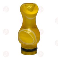 Drip Tip - plastique 510 bulbeuse yellow