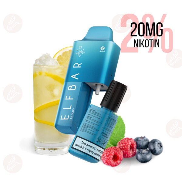 Elfbar - AF5000 Disposable Vape Kit Blue Razz Lemonade