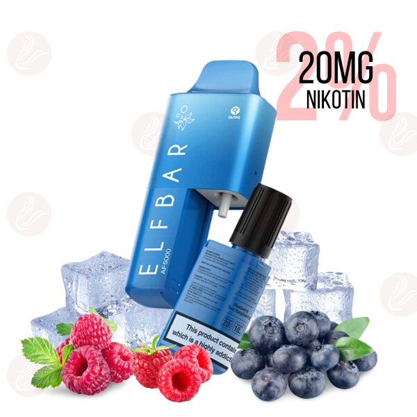 Elfbar - AF5000 Disposable Vape Kit Blueberry Sour Raspberry
