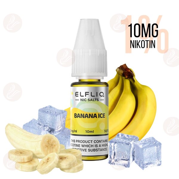 Elfbar - Elfliq Banane Glacée 10mg/ml (1%)
