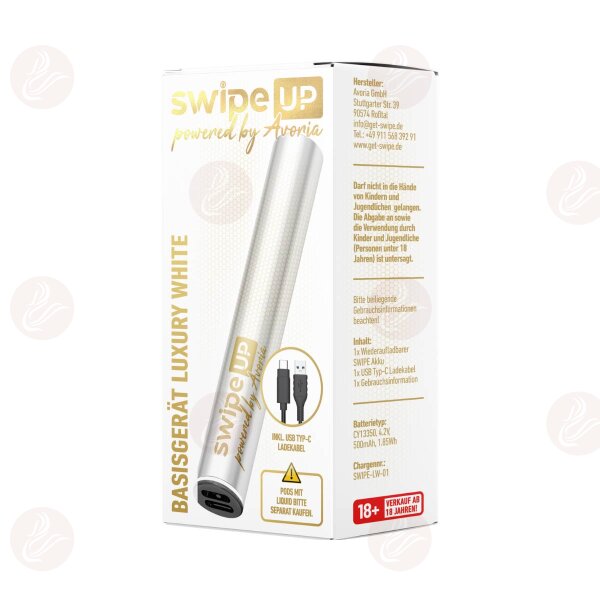Swipe Up - Pod Kit Batterie Luxury White