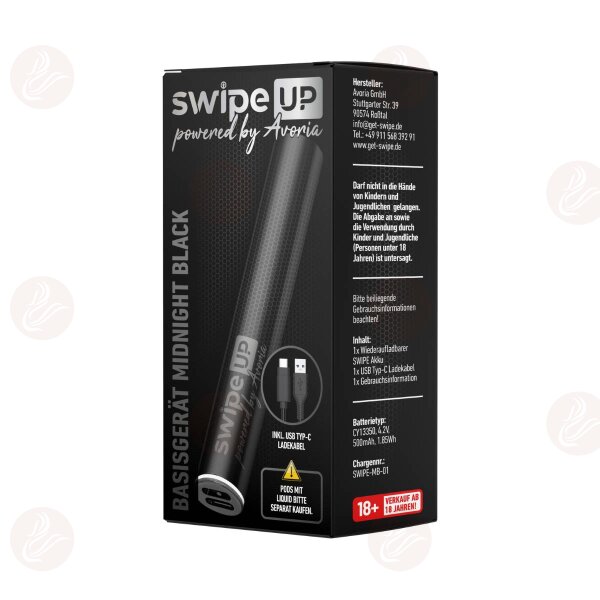 Swipe Up - Pod Kit Batterie Midnight Black