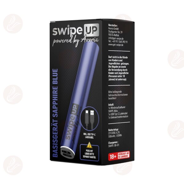 Swipe Up - Pod Kit Batterie Saphire Blue