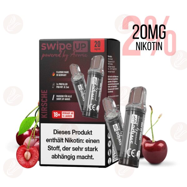 Swipe Up - Kirsche Pre-Filled Pod 20mg/ml (2%)