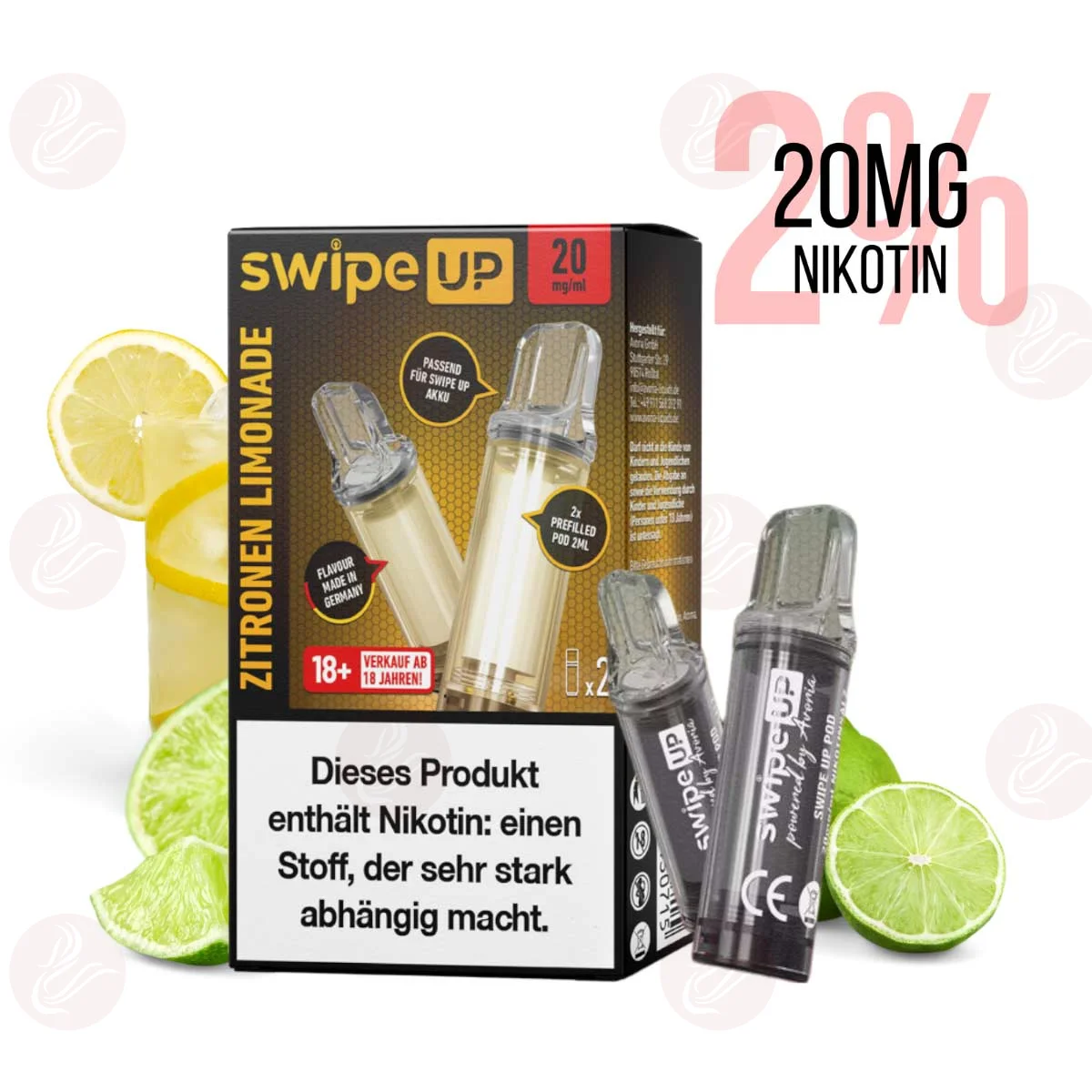 Swipe Up - Pod prérempli à la limonade au...
