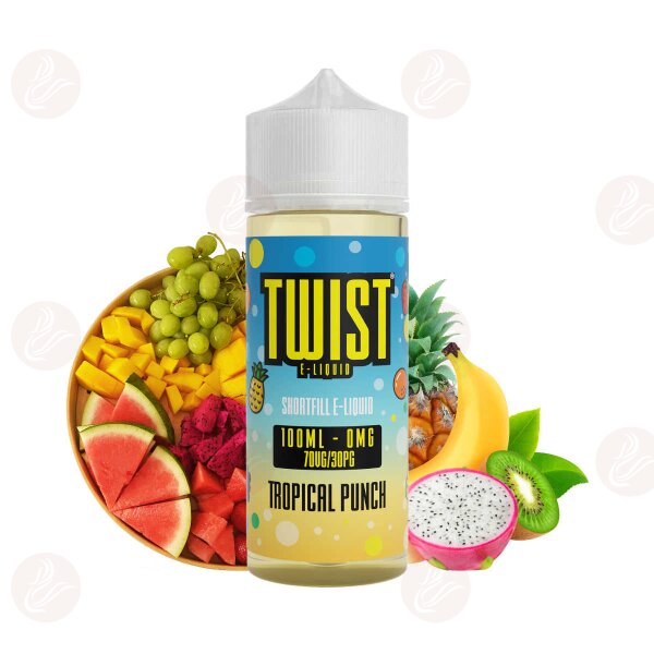 Twist E-Liquids - Tropical Punch 120ml Shortfill