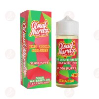 Cloud Nurdz Bar Juice - Sour Watermelon Strawberry 120ml Shortfill