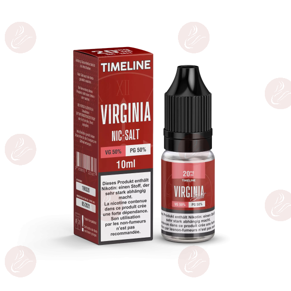 TIMELINE - Virginia Nic Salt 10mg - MHDÜ