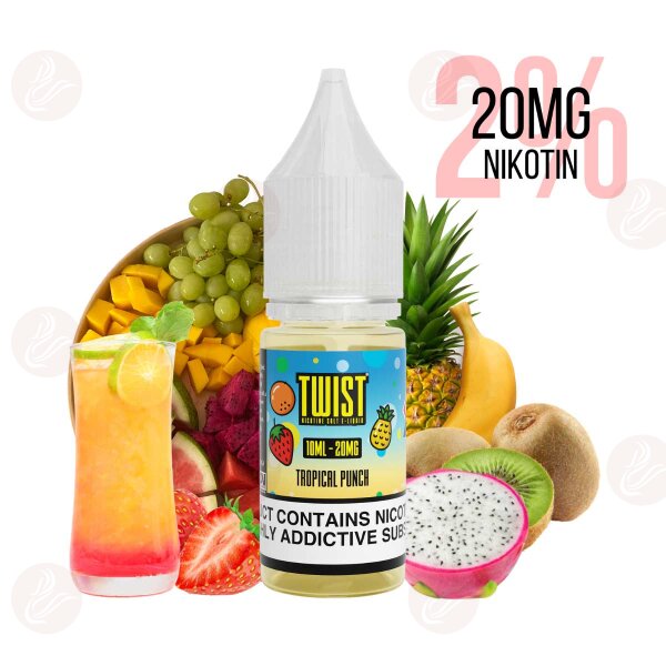 Twist E-Liquids - Tropical Punch 20mg/ml (2%) Nicsalt