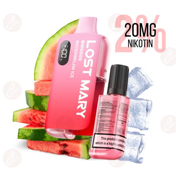 Lost Mary BM6000 Hybrid E-Zigaretten Kit Watermelon Ice