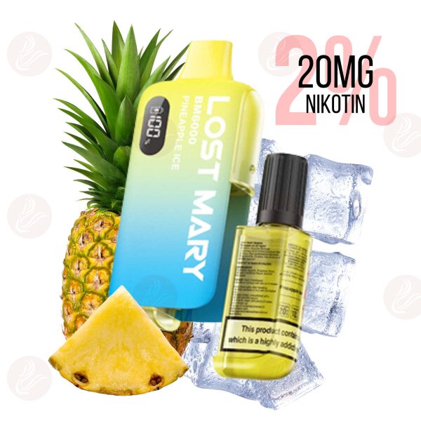 Lost Mary BM6000 Hybrid E-Zigaretten Kit Pineapple Ice