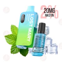 Lost Mary BM6000 Hybrid E-Zigaretten Kit Menthol