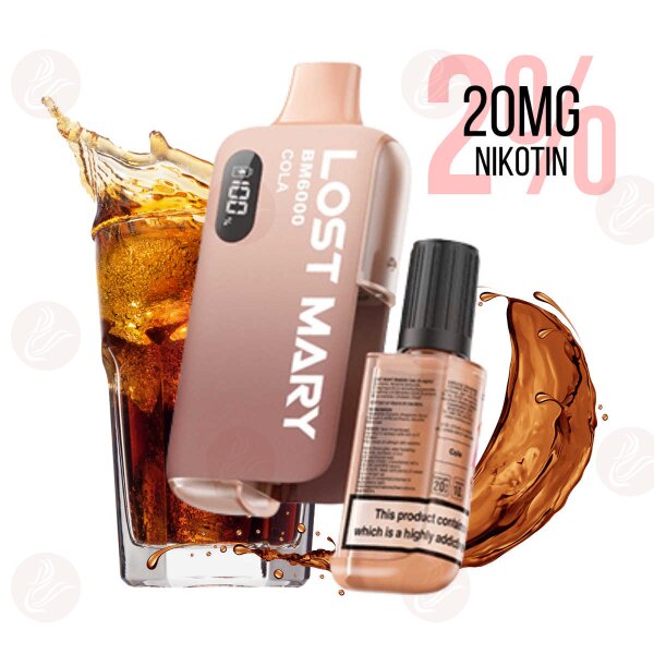 Lost Mary BM6000 Hybrid E-Zigaretten Kit Cola