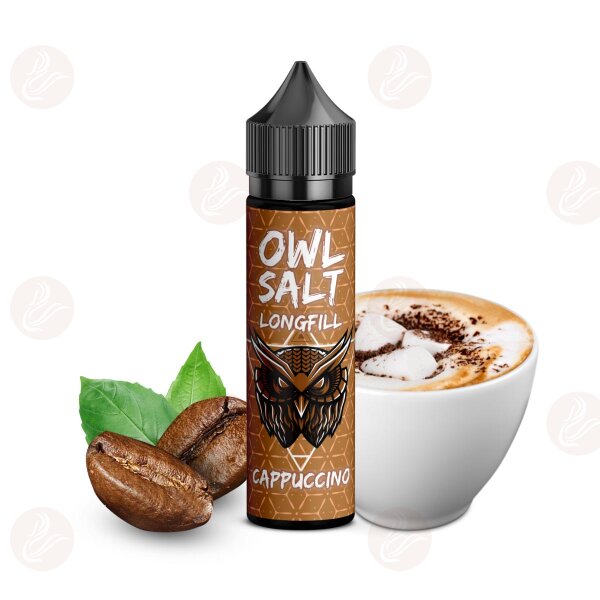 OWL Salt - Cappuccino Longfill 10ml in 60ml Flasche