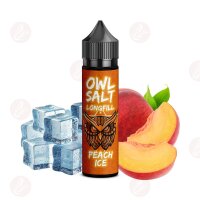 OWL Salt - Peach Ice Longfill 10ml in 60ml Flasche