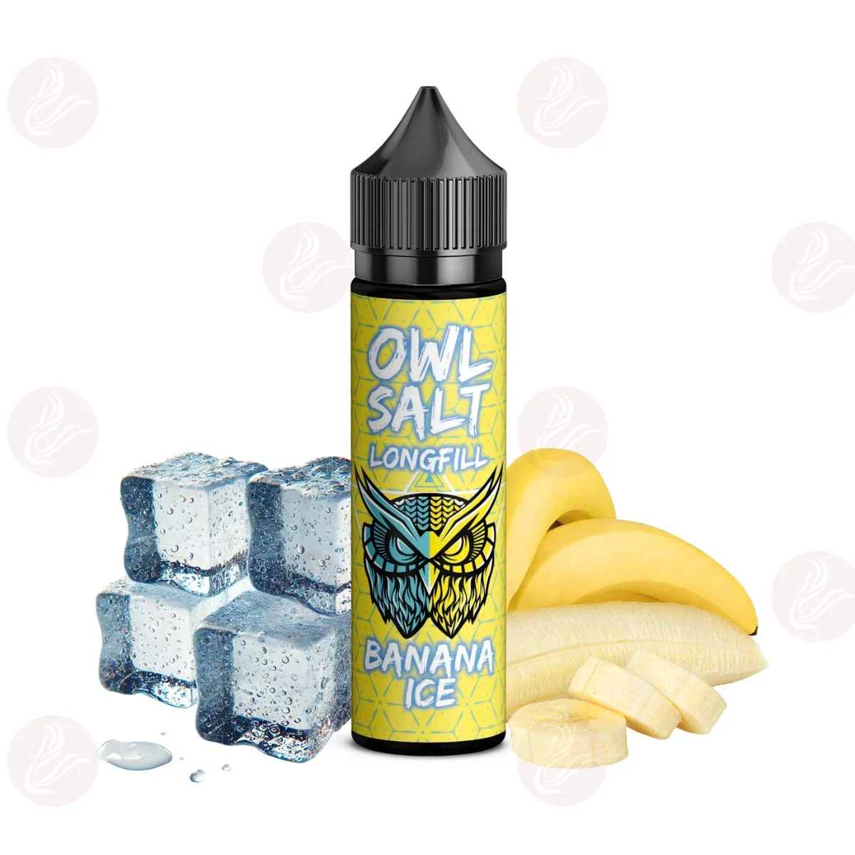 OWL Salt - Banana Ice Longfill 10ml in flacone da 60ml
