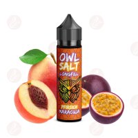 OWL Salt - Pfirsich Maracuja Longfill 10ml in 60ml Flasche