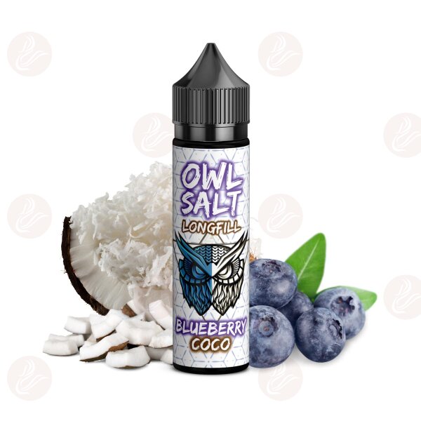 OWL Salt - Blueberry Longfill 10ml in 60ml Flasche