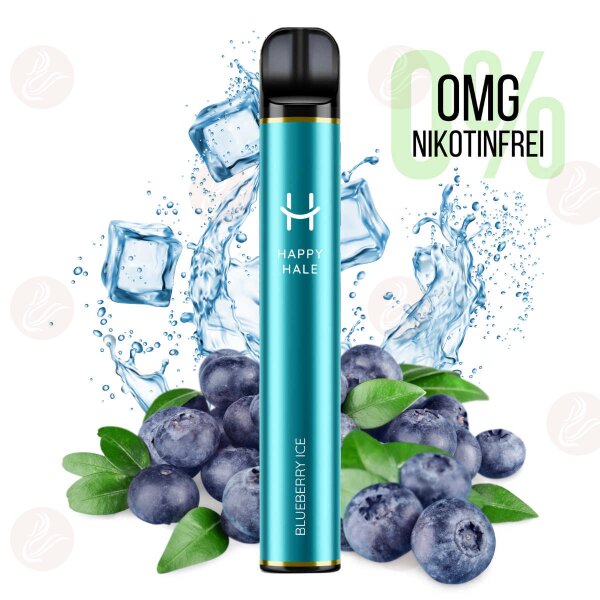 HAPPY HALE - Blueberry Ice 0mg E-Zigarette ohne Nikotin