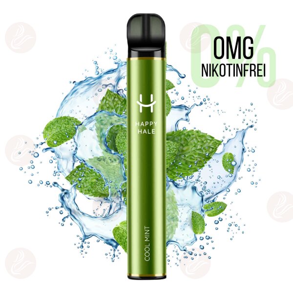 HAPPY HALE - Cool Mint 0mg E-Zigarette ohne Nikotin