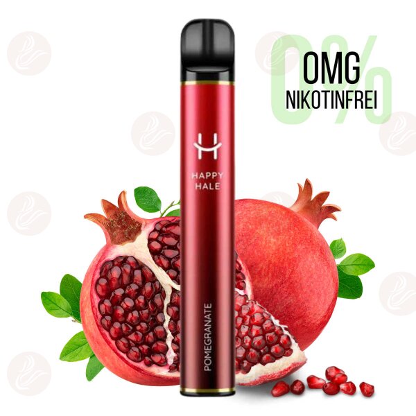 HAPPY HALE - Pomegranate 0mg E-Zigarette ohne Nikotin