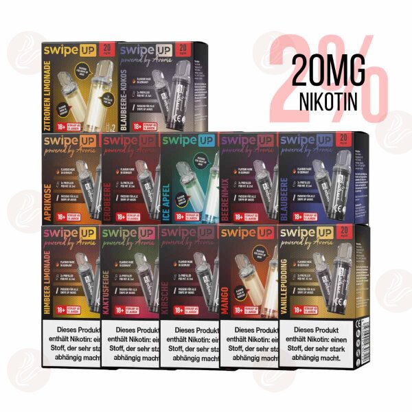 Swipe Up - Pods Pre-Filled 20mg/ml NS (2%)