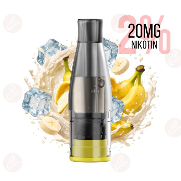KIWI VAPOR - KIWI GO Plus Kartuschen Banana Ice 20mg/ml