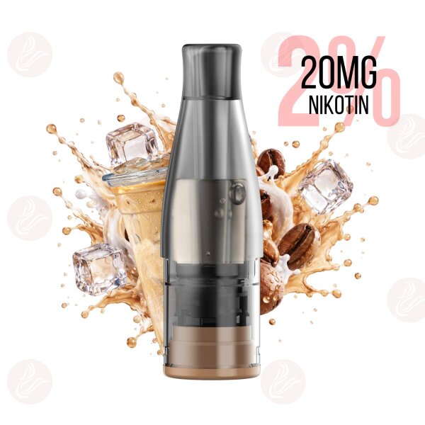 KIWI VAPOR - Cartucce KIWI GO Plus 20mg NS Latte Ice