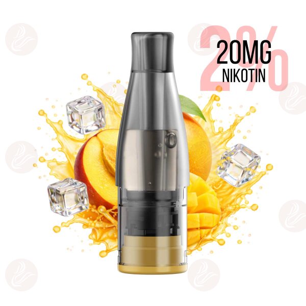 KIWI VAPOR - Cartucce KIWI GO Plus 20mg NS Mango Ice