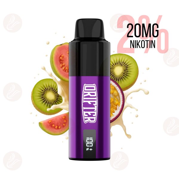 Drifter Bar 6000 Kit V2 - Nikotin Salz 20mg Kiwi Passion Guava