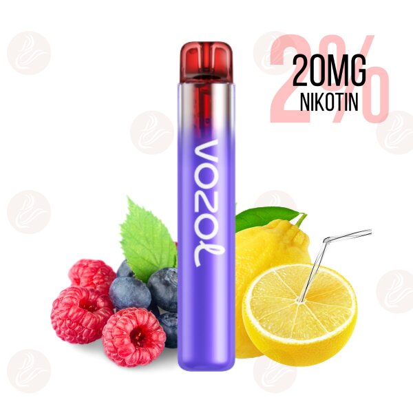 Vozol - Neon 800 Blue Razz Lemon Nikotin Salz 20mg/ml