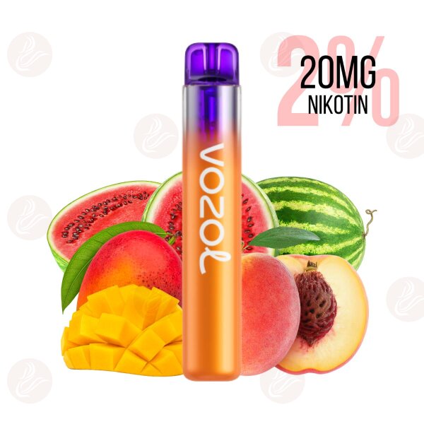 Vozol - Neon 800 Pesca Mango Anguria Sale di nicotina 20 mg/ml