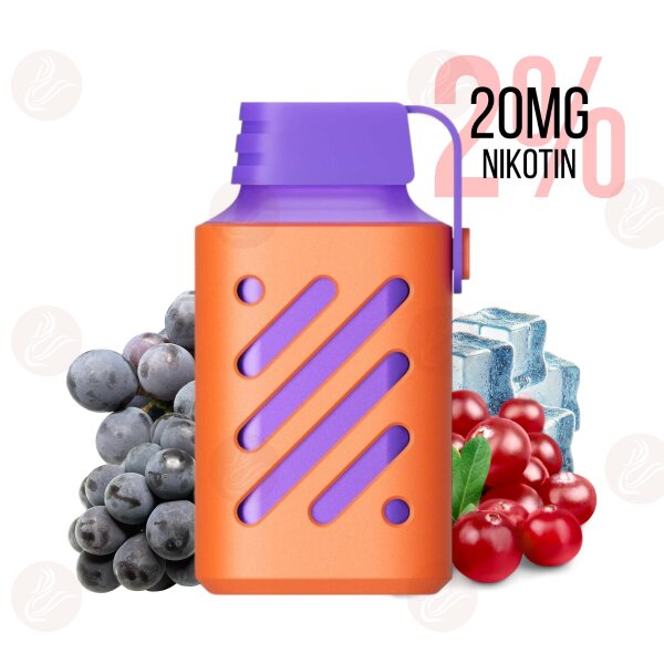 Vozol - Gear 600 Einweg Vape Cranberry Grape Ice