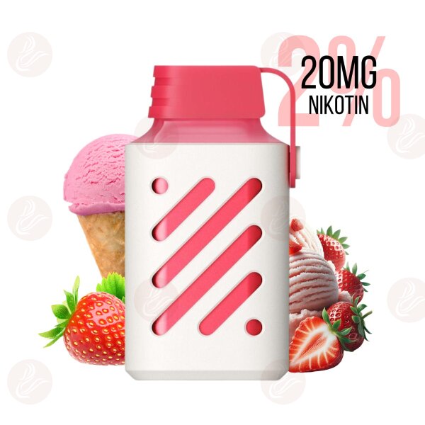 Vozol - Gear 600 Einweg Vape Strawberry Ice Cream