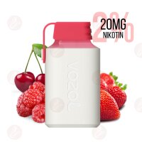 Vozol - Gear 600 Einweg Vape Strawberry Raspberry Cherry 20mg/ml (2%) Nikotin Salz