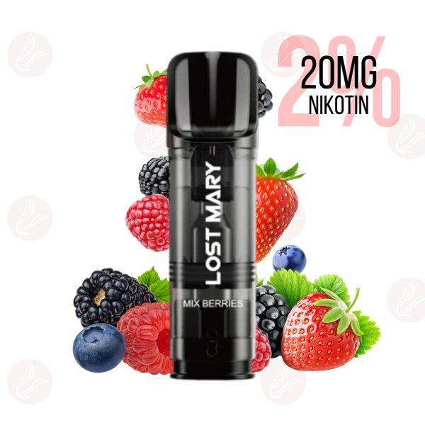 Lost Mary - Tappo Pods Pre-Filled Mix Berries Nicotina Salina 20mg/ml (2%)