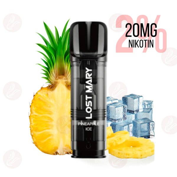 Lost Mary - Tappo Pre-filled Pods Pineapple Ice Nikotin Salz 20mg/ml (2%)