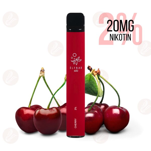 Elfbar - Einweg E Zigarette Cherry 600 Puffs