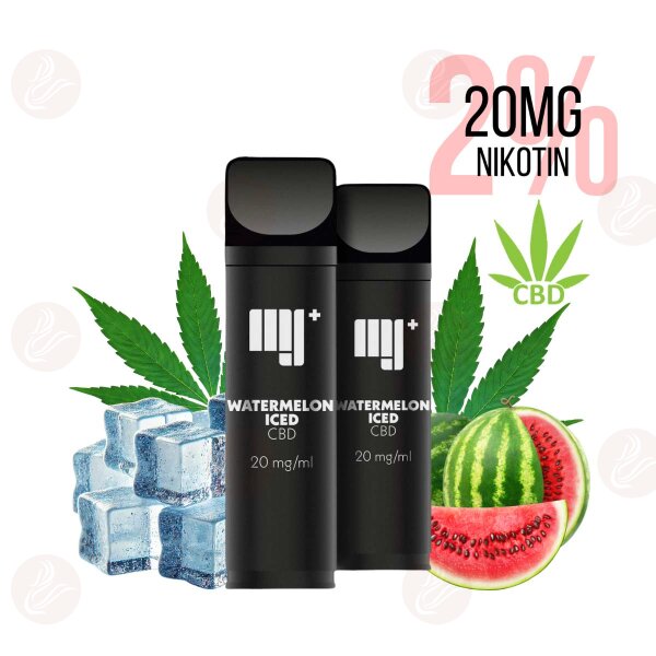 Marry Jane - Pre-filled Pods Watermelon Iced CBD & Nikotin Salz 20mg/ml